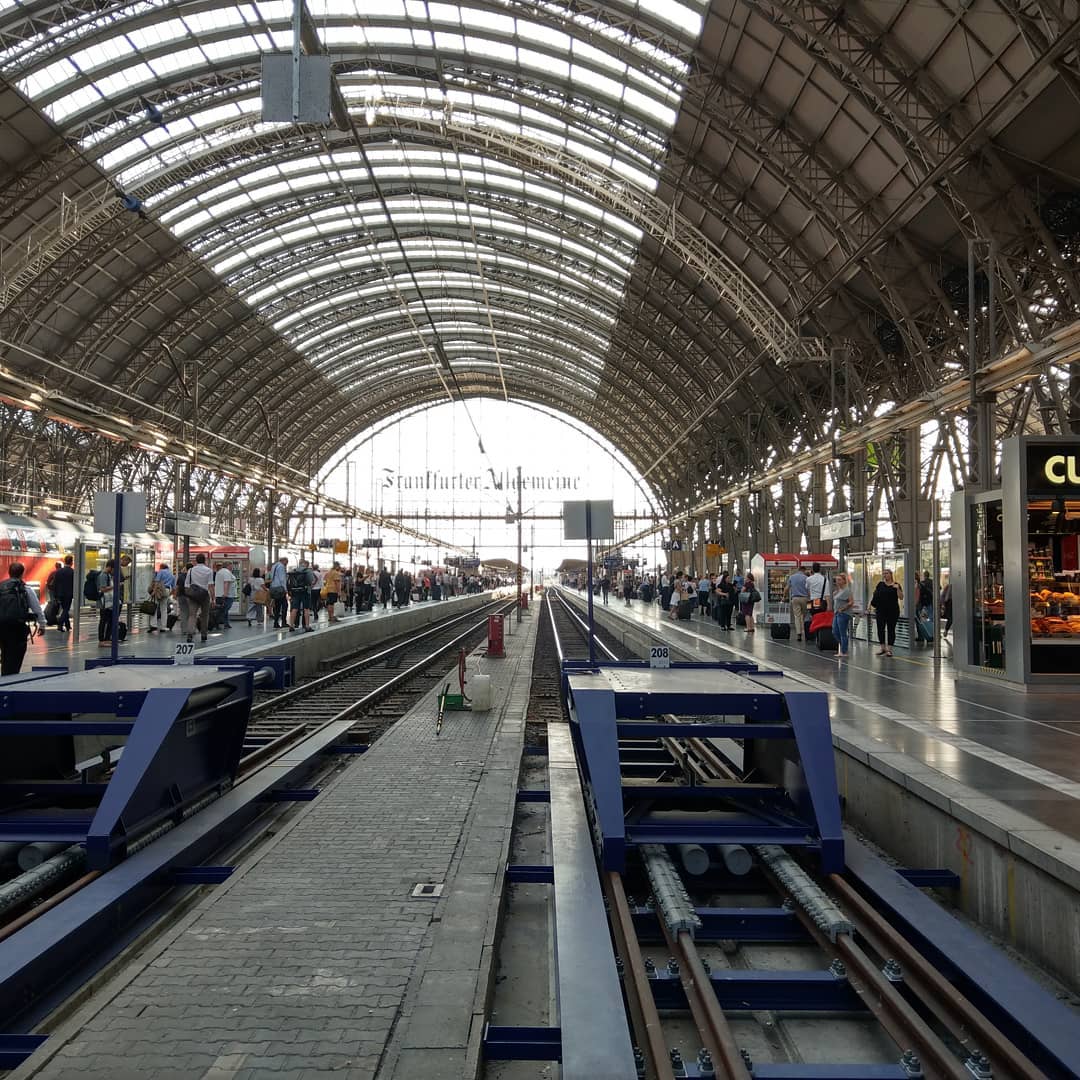 Ziel 1 Frankfurt ist erreicht, Jetzt gehts zur Unterkunft 