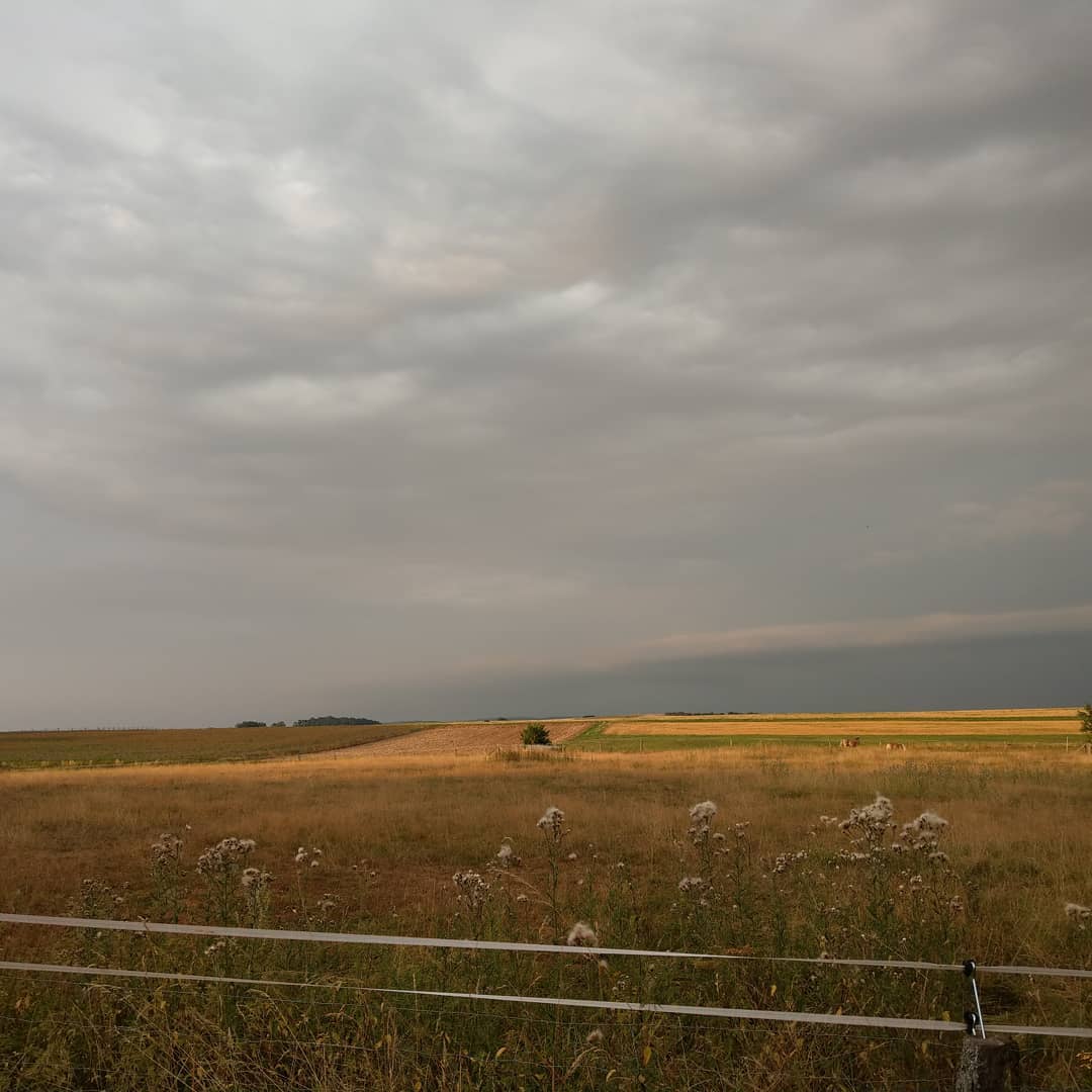 Hoffentlich bringen die Wolken Regen und Abkühlung 