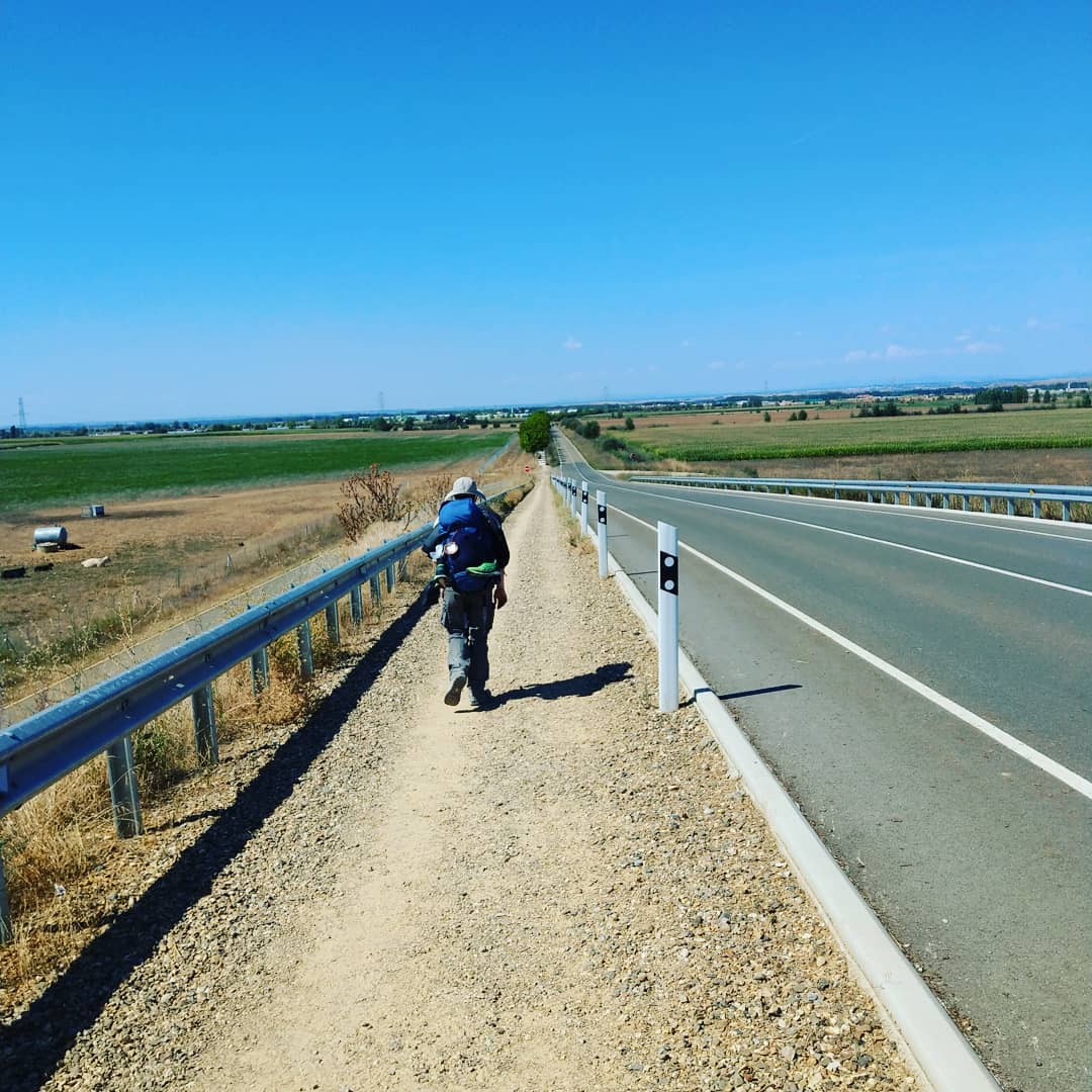 .... Strecke machen auf dem Weg nach Leon 