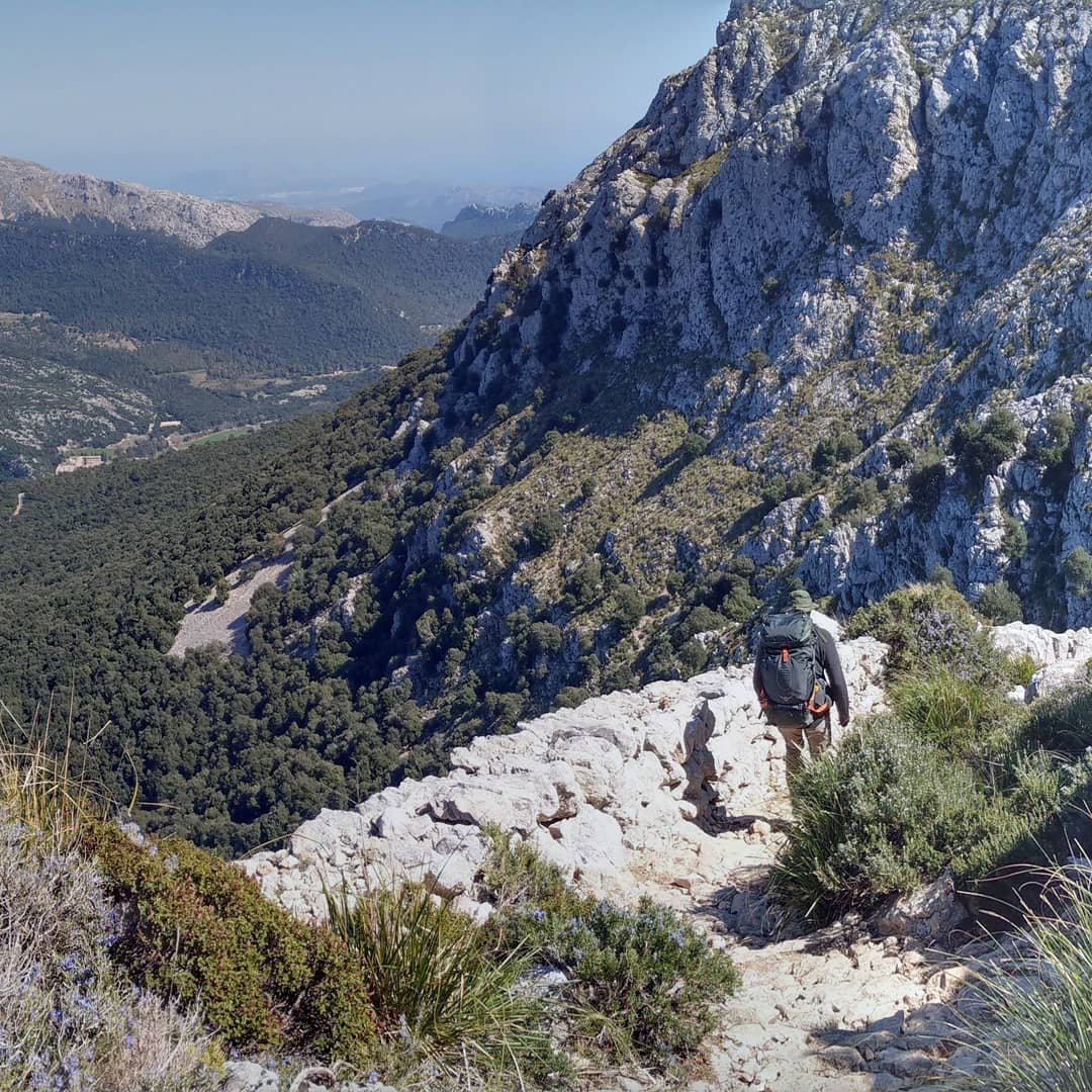 Aussicht beim Abstieg 