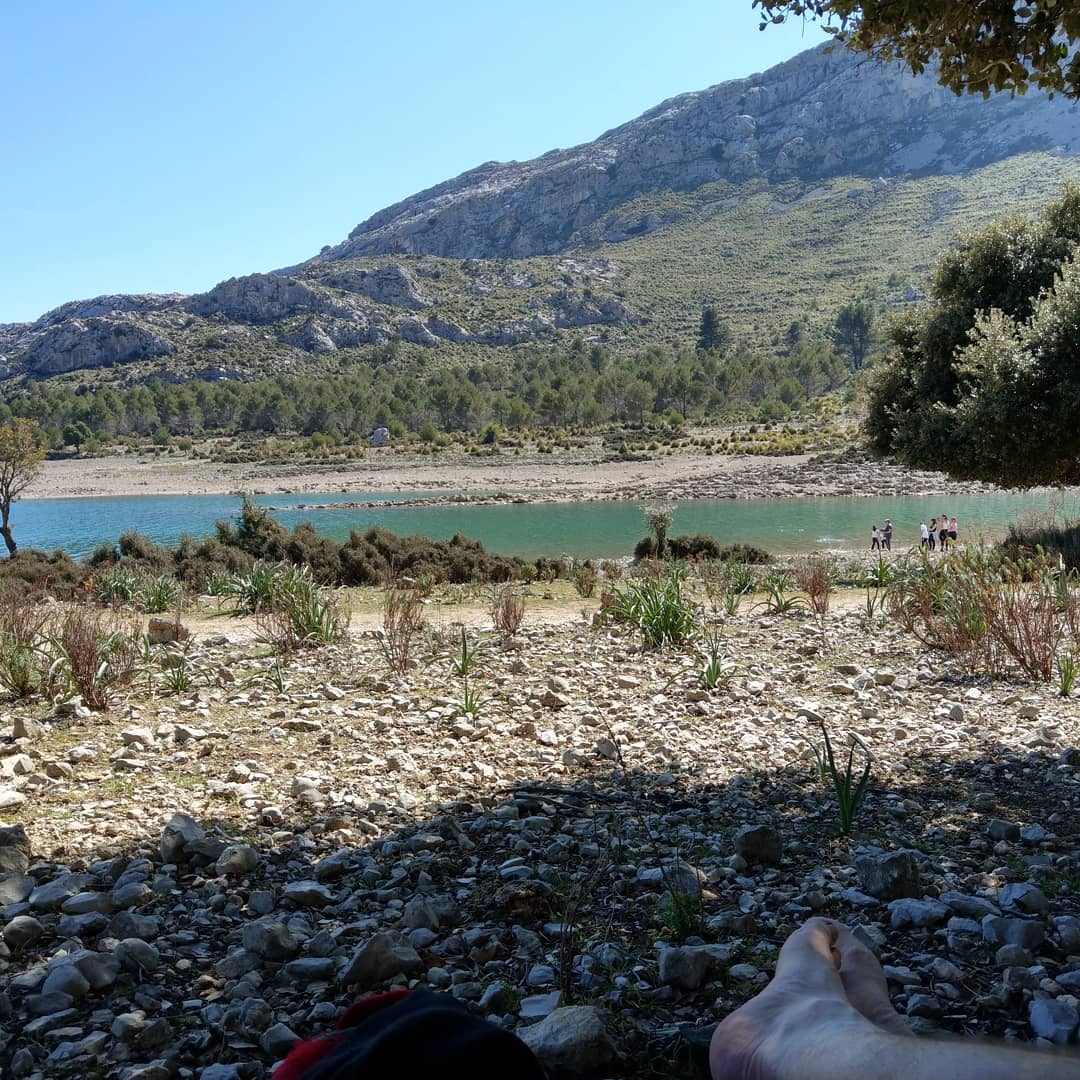 Pause nach 1000 Höhenmeter - wohl verdient 
