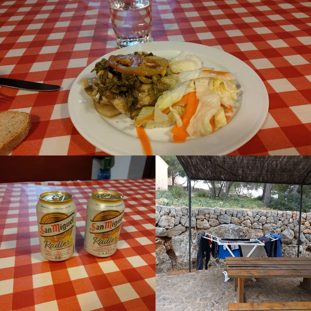 Waschtag erledigt, lecker Essen und Bier... Läuft bei uns 🤣 